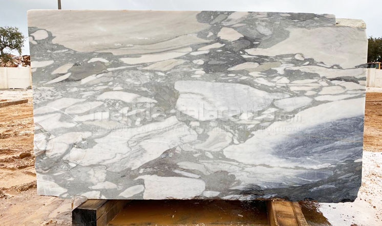 Calacatta Grey marble block