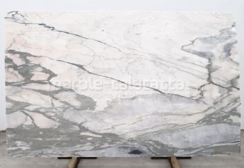 Calacatta Silver marble slab